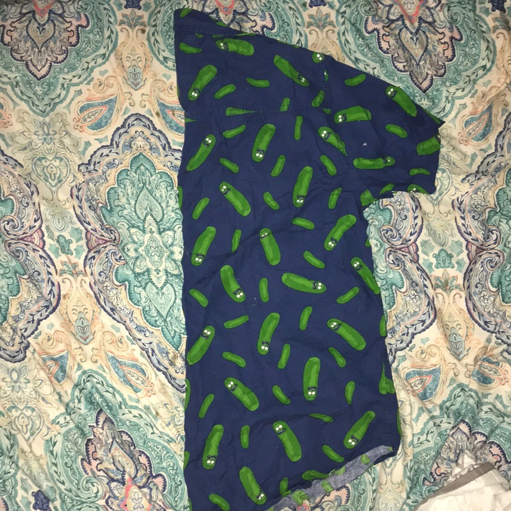 Pickle Rick Button Up - Picture 2 of 3